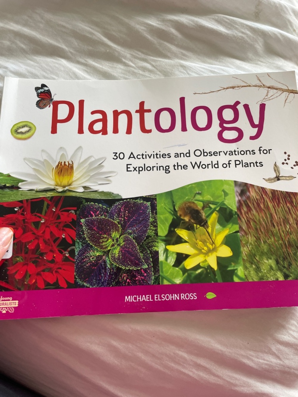 Plantology Activity Book - White, Green, Pink Cover